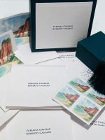 Kit Cartões Trancoso + Envelopes com forro + Caixa