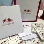 Kit Cartões Logomarca + Envelopes + Adesivos + Caixa