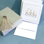 Kit Cartões Família Cisne + Envelopes + Caixa Personalizada