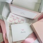 Kit Cartões Cris Laços + Envelopes com forro + Adesivos
