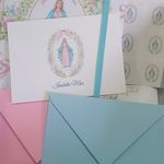 Kit Cartões Nossa Senhora Aquarela + Moleskine G