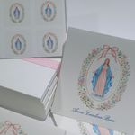 Kit Cartões Nossa Senhora das Graças Aquarela