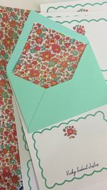 Kit Cartões Retangulares London Blooms Vicky