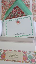 Kit Cartões Retangulares London Blooms Vicky