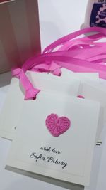 Kit Cartões/TAGs With Love com Fita de Gorgurão