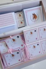 Kit Cartões Montaria Elisa  + Envelopes + Adesivos + Tags