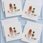 Kit Cartões Irmãos Aquarela