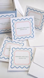 Kit Cartões Família Ondulada