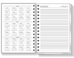 Caderno A5 Fiori Blue