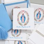 Kit Cartões Nossa Senhora das Graças Aquarela