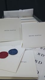 Kit Cartões Duplos + Lacre de Cera + Adesivos