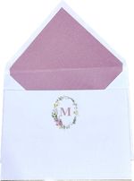 Kit Cartões Monograma Floral