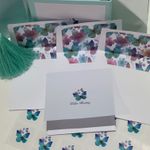 Kit Cartões Borboletas Aquarela + Envelopes com Forro + Adesivos