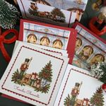 Kit Cartões de Natal Casa Papel com Laços