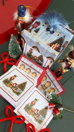 Kit Cartões de Natal Casa Papel com Laços