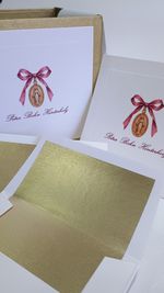 Kit Cartões Nossa Senhora com laço