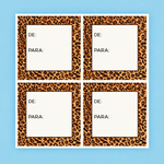 Etiqueta de/para Oncinha - 10 un