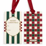 Tags de Natal - Damier