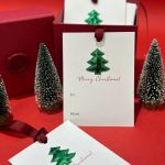 Tag Personalizada Árvore brilho Natal 