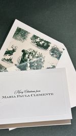 Kit retangular Natal Toile Verde
