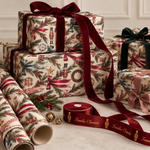 Papel de Presente Natal com Laços
