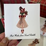 Kit Cartões de Natal Menina presentes