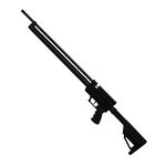 PCP Urko III 5.5mm Preta + Bomba de ar