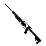 Pcp Custom Glll 6.35mm + Bomba De Ar - Preto