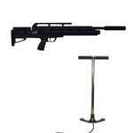 PCP Urko BullPup 5.5mm - Preta + Bomba de ar
