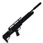 PCP Urko BullPup 6.35mm - preta + Bomba
