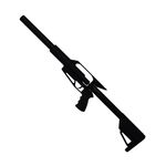 PCP Carcará Preta - 5.5mm + Bomba de Ar