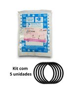 Kit 5 Anéis Vedação Filtro De Óleo Bajaj Dominar 200/250/400