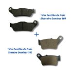 Kit Pastilhas De Freio Dianteira Traseira Bajaj Dominar 160