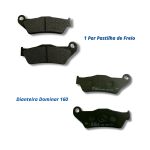 Kit Pastilhas De Freio Dianteira Traseira Bajaj Dominar 160