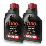 Kit Revisão Óleo Motul 10w50 Bajaj Dominar 250/400 Original