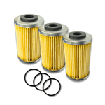 Kit 3x Filtro de Óleo com Oring Bajaj Dominar 200 250 400 Original