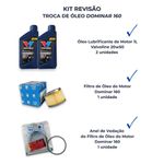 Kit Revisão Troca de Óleo Valvoline 20w50 Bajaj Dominar 160 Original