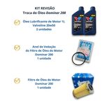 Kit Troca De Óleo Valvoline 20w50 Bajaj Dominar 200 Original