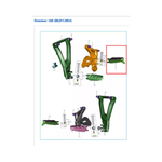 Pedaleira Dianteira Direita  Bajaj Dominar 160 25-26 Original