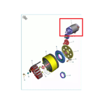 Motor de Partida Original Bajaj Dominar 200 e NS 200 