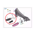 Kit Pedaleira Dianteira Esquerda Bajaj Dominar 400 Original
