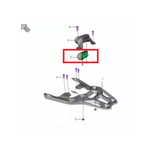 Conjunto da Base do Encosto Bajaj Dominar 400 Original