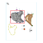 Tampa do Magneto Bajaj Dominar 200 e NS 200 Original