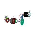 Engrenagem  Motor Partida Bajaj Dominar / NS 160 Original