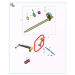 Conjunto de Braço de Mudança de Marcha Bajaj Pulsar N150 Original
