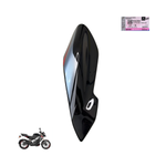 Carenagem Lateral Esquerda do Farol Bajaj NS400Z Preta Original