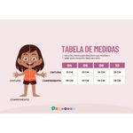 Vestido Infantil Menina Tamanhos 4, 6, 8 e 10  Tecido Leve Colorido e com Estampa de Frutas - Confortável e Divertido