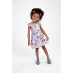 Vestido Infantil Menina Estampado 