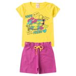 Conjuntinho Infantil Menina Verão  Tamanhos 4, 6, 8