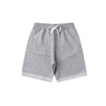 Conjunto Infantil Masculino - Camiseta Preta com Estampa de Dinossauro Neon e Shorts Cinza - Tamanhos 1 a 10 Anos